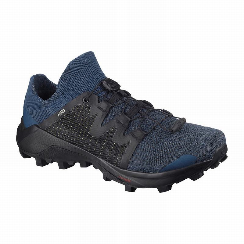 Zapatillas Trail Running Salomon Hombre Azul Marino / Negras - Salomon Argentina CROSS /PRO ,481509-